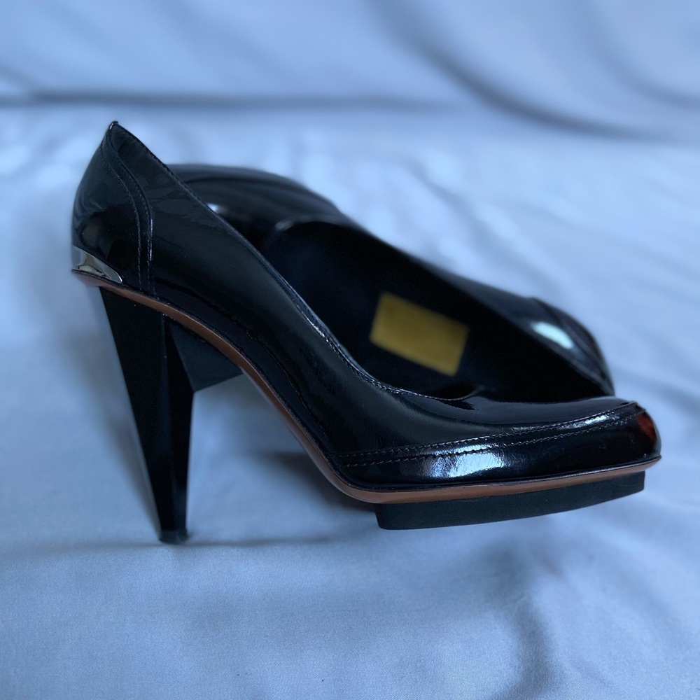 LAVIN Black Patent Leather with Fun Heels